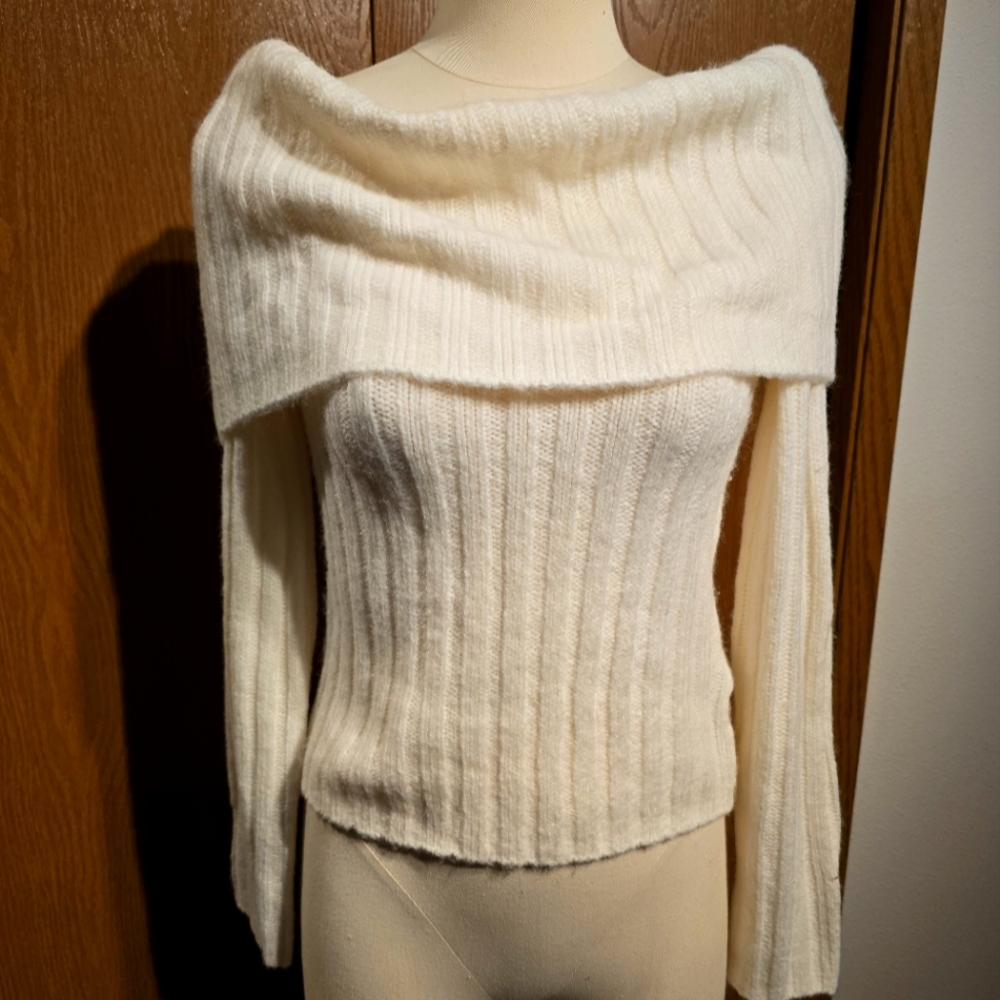 Off the shoulder sweater
